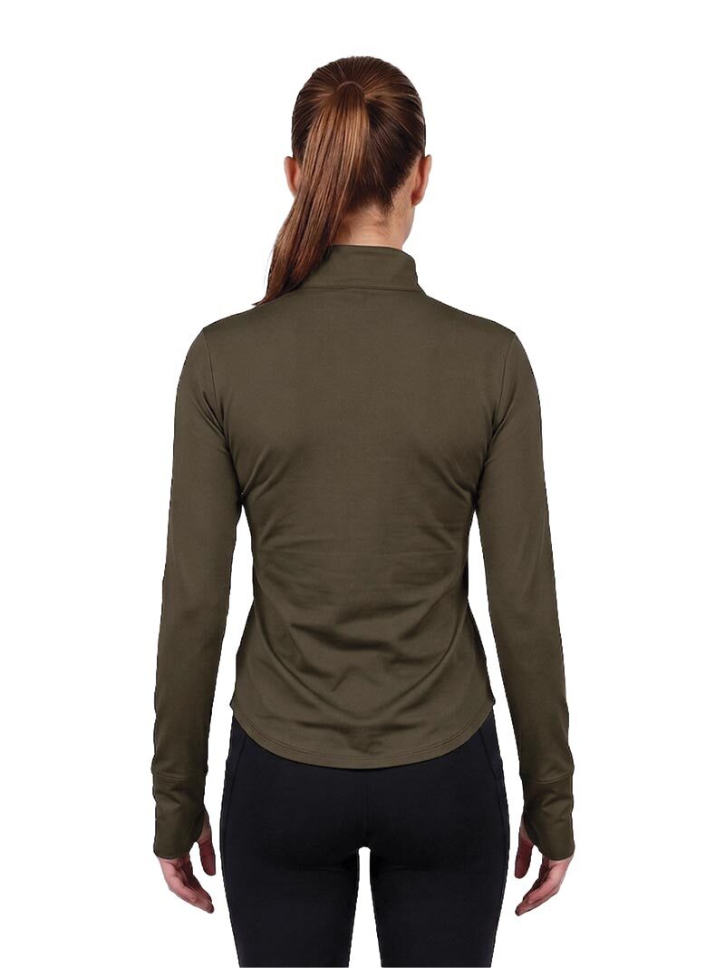 JUMP USA Ladies SculptFit Zip T-Shirt