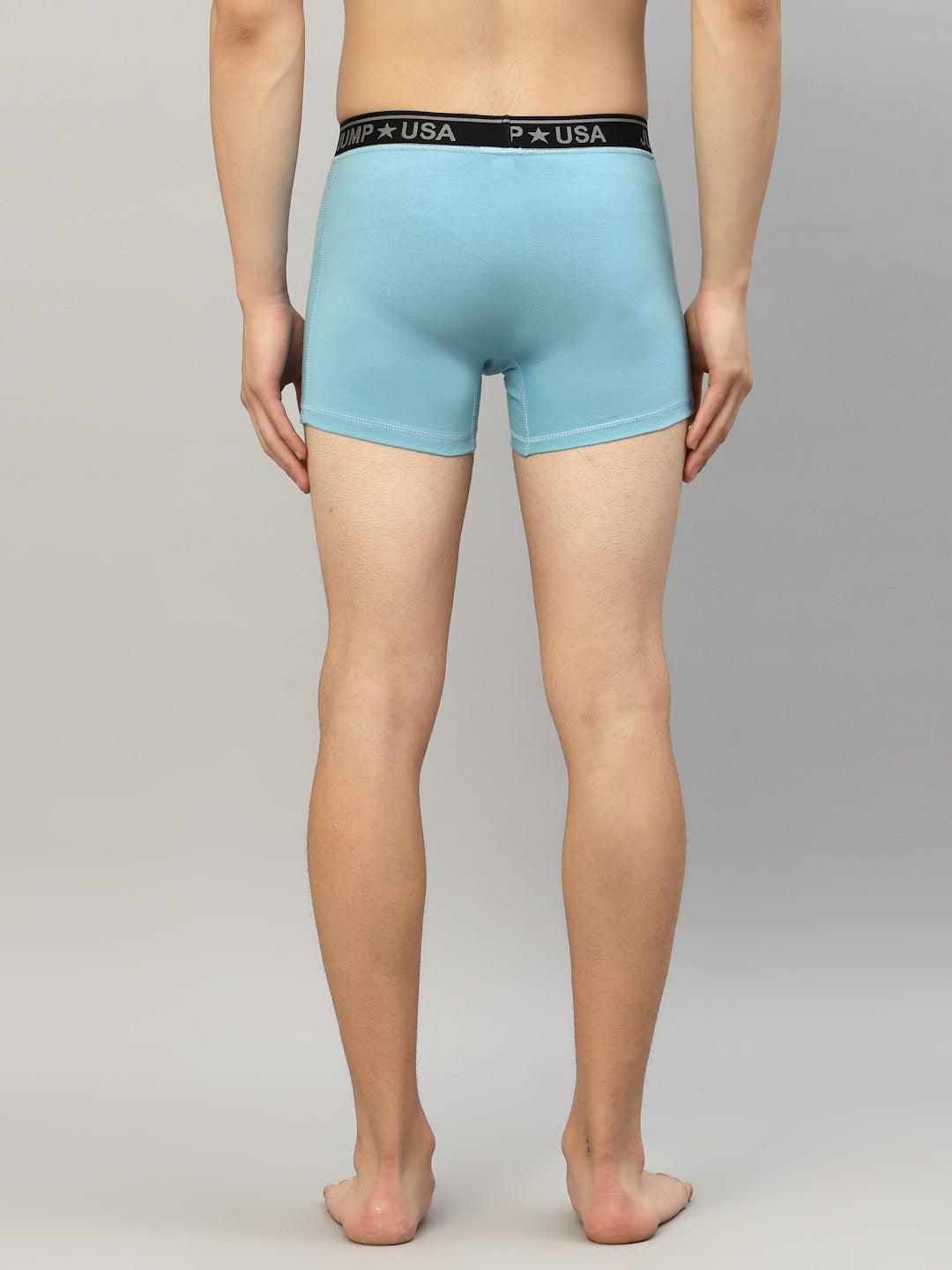 JUMP USA Men Sky Blue SOLID TRUNKS