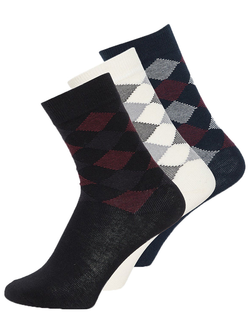 JUMP USA Pack Of 3 Ankle Length Socks For Women's