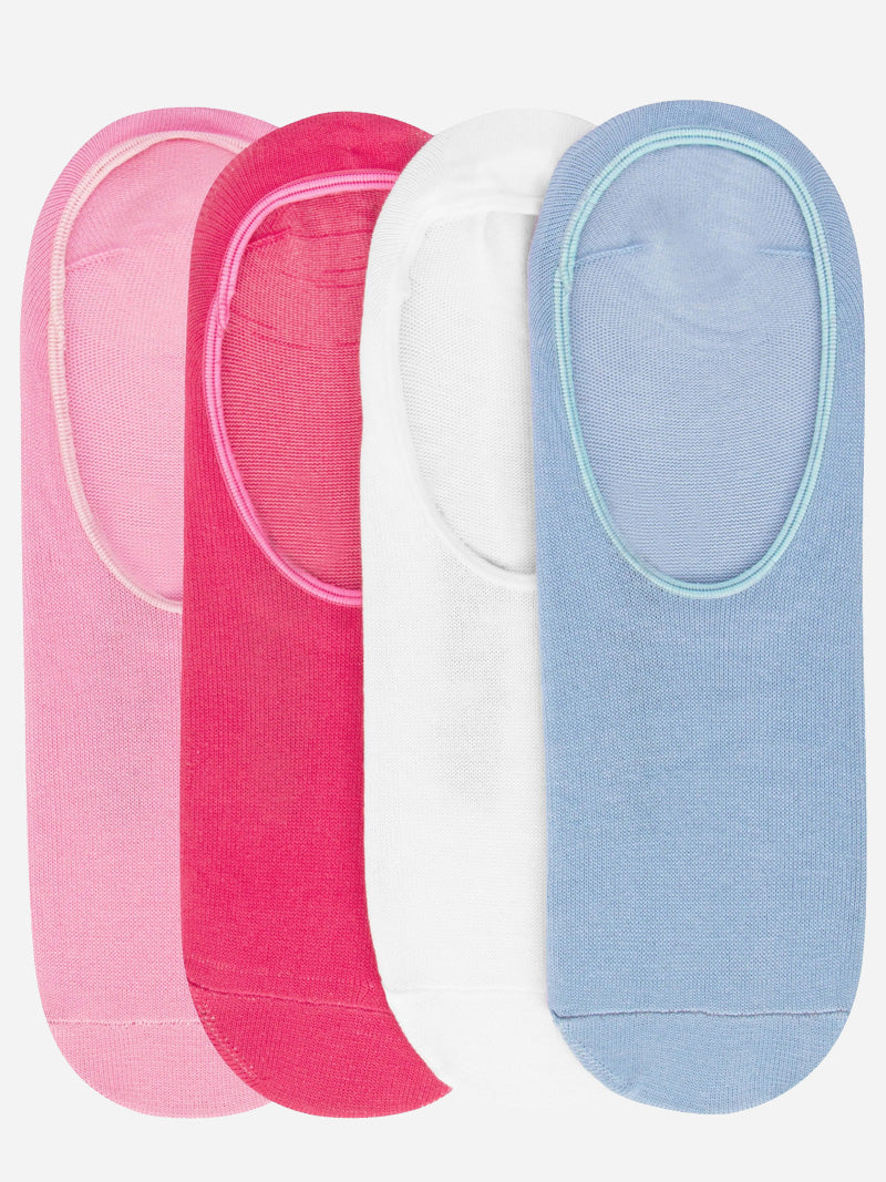 Women Pack of 4 Shoeliners Socks - JUMP USA