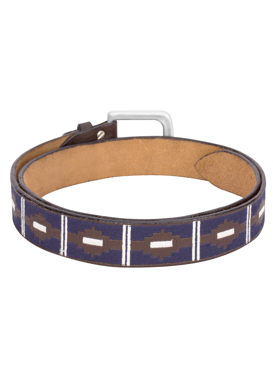 Men Brown Leather Belt - JUMP USA