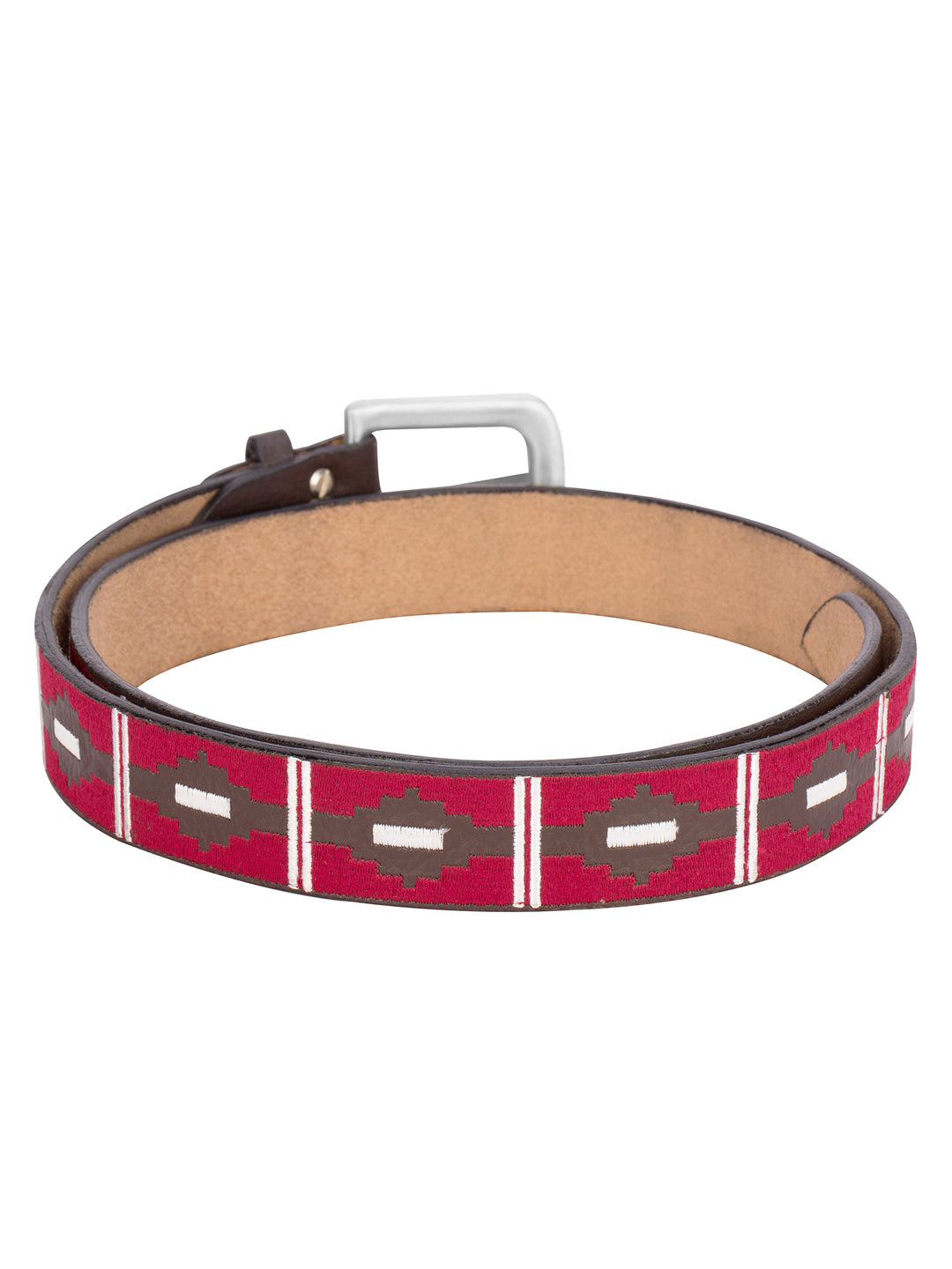 Men Brown Leather Belt - JUMP USA