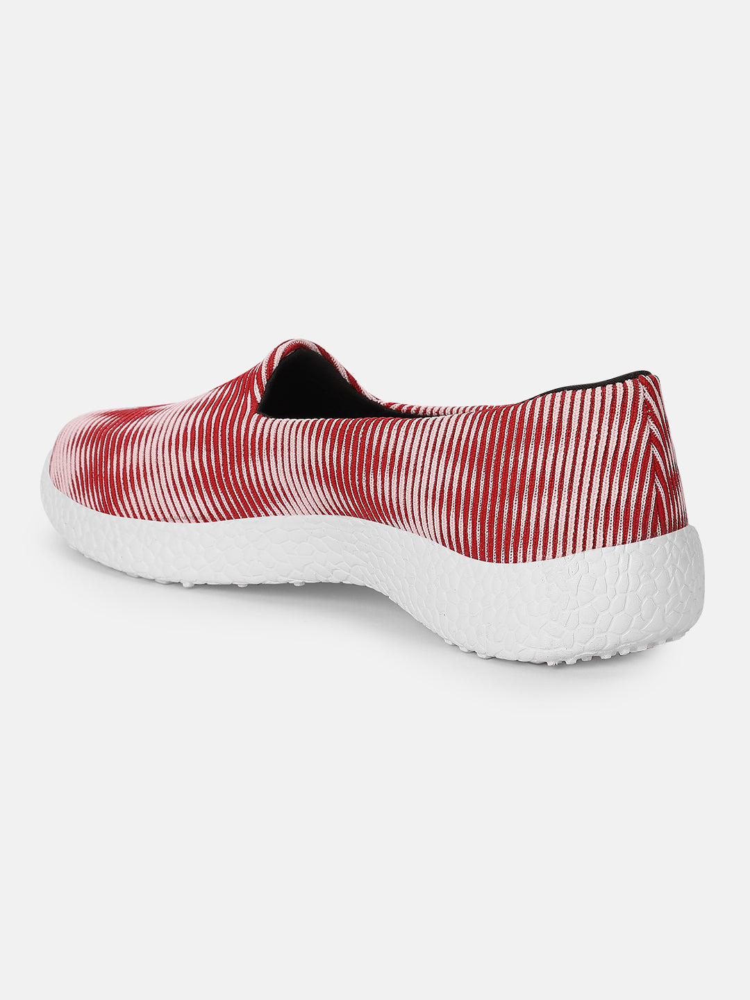 JUMP USA Women's Textured White Smart Casual Sneakers Shoes - JUMP USA