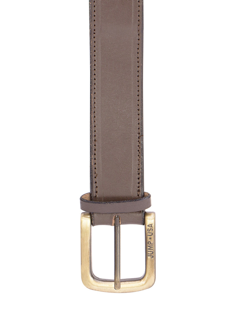 Men Brown Leather Belt - JUMP USA