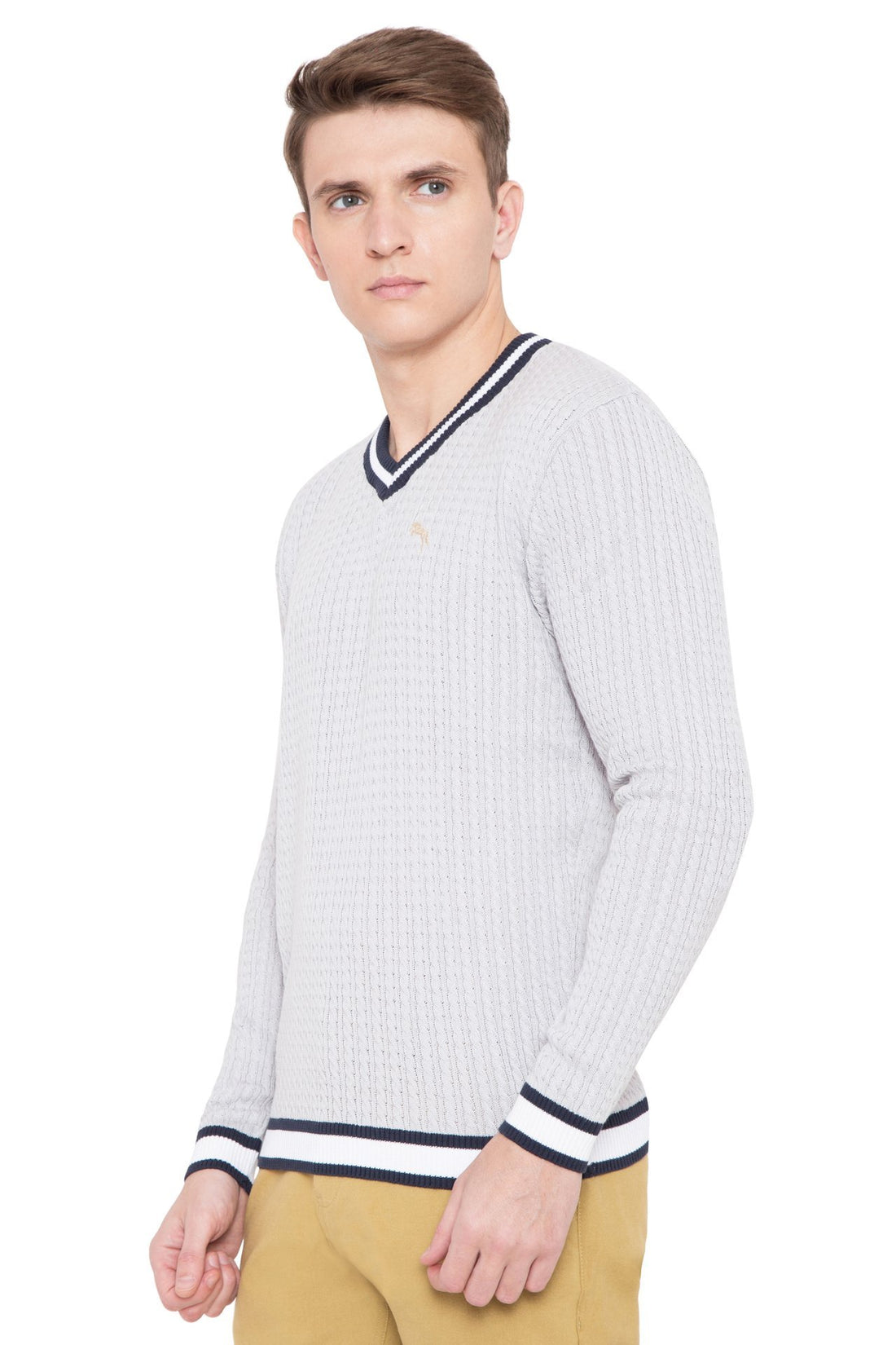 Men Regular Fit Cotton Casual Lightweight Sweater - JUMP USA (1568778125354)
