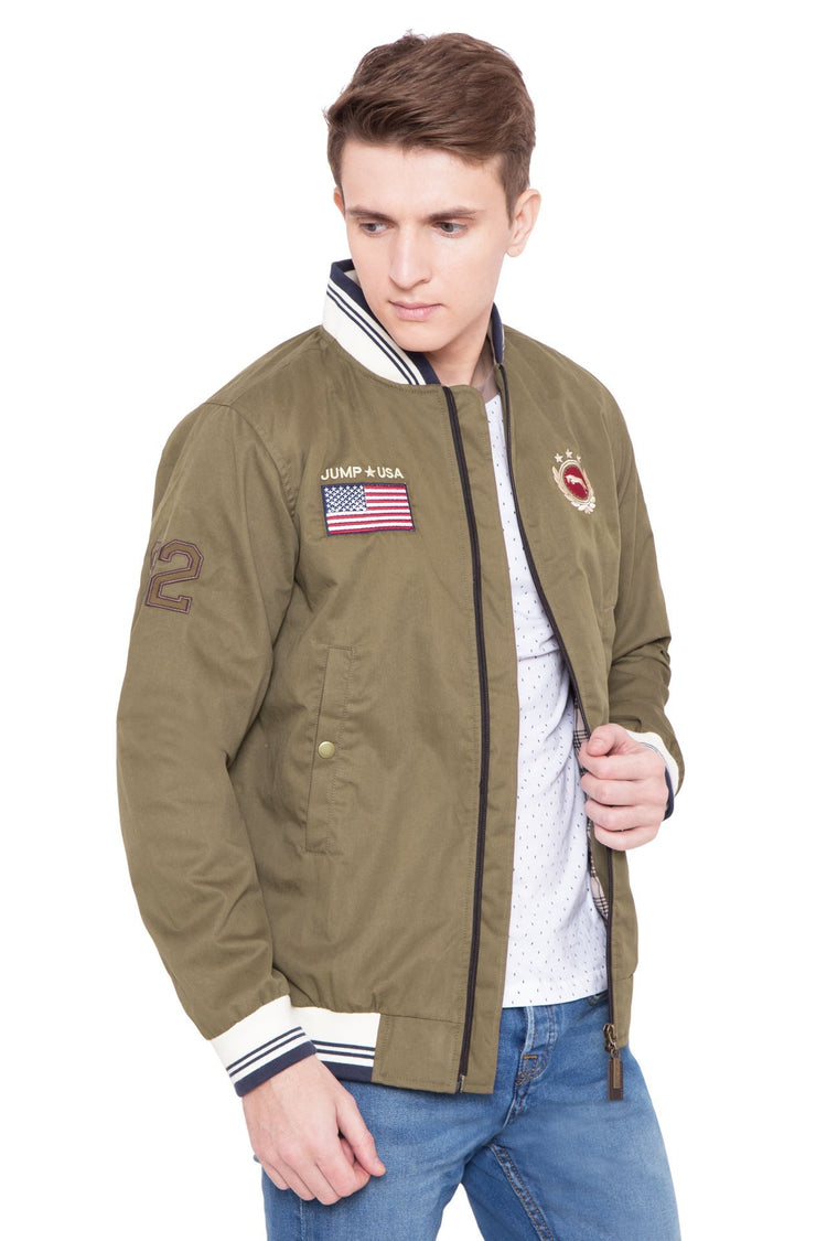 Men Regular Fit Casual Lightweight Winter Jacket - JUMP USA (1568779370538)