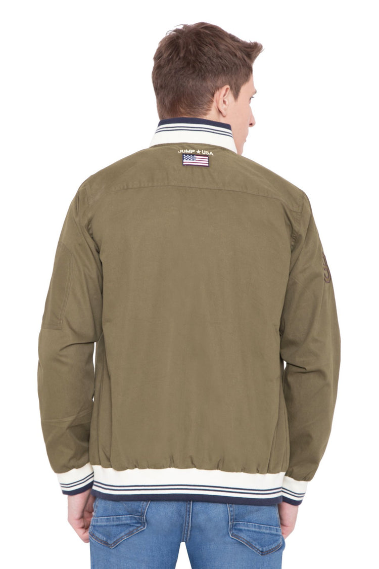 Men Regular Fit Casual Lightweight Winter Jacket - JUMP USA (1568779370538)