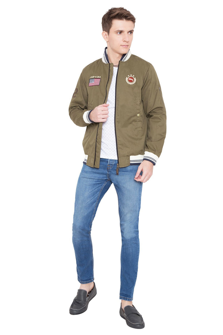 Men Regular Fit Casual Lightweight Winter Jacket - JUMP USA (1568779370538)