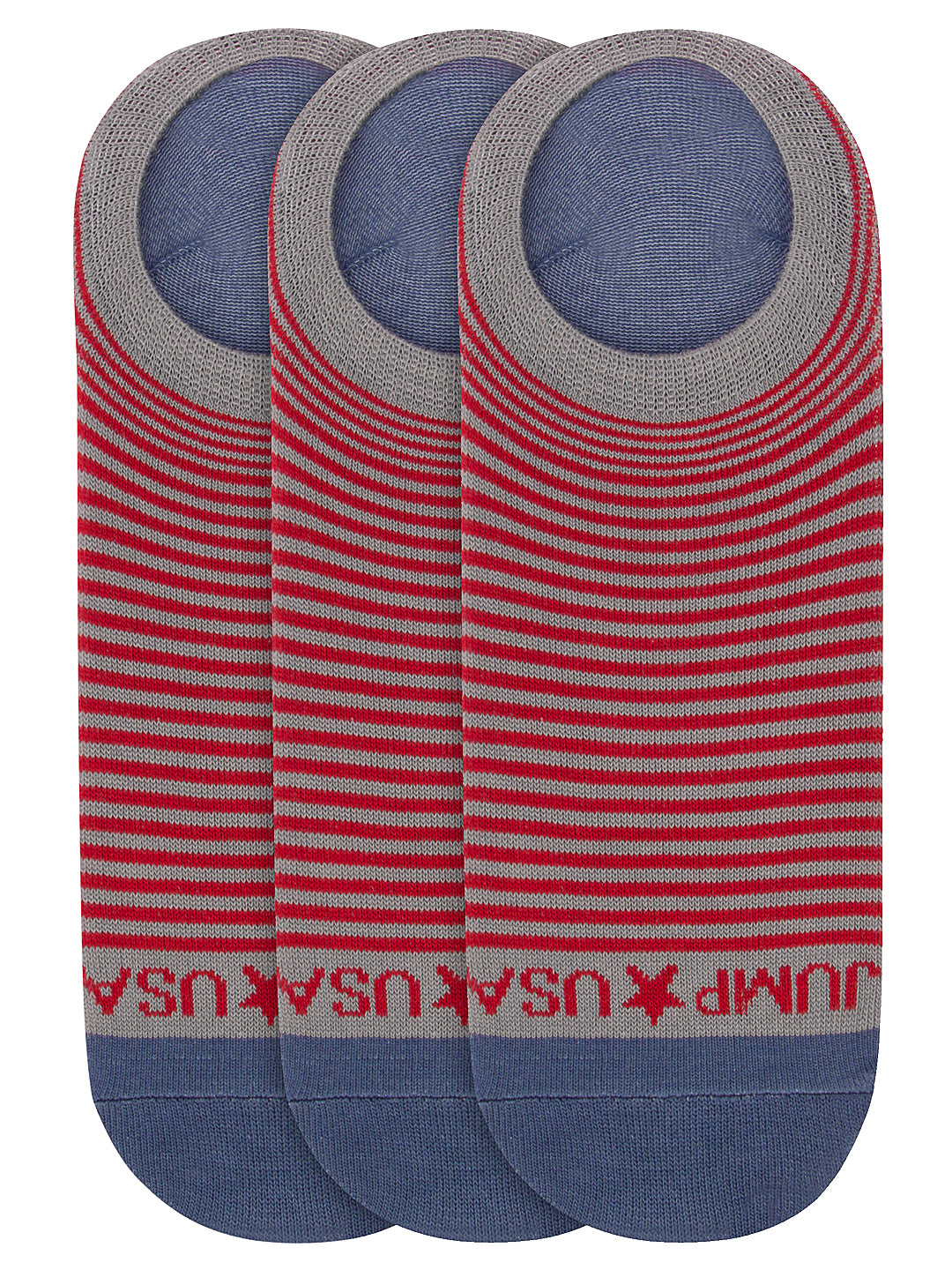 Men Pack of 3 Solid Shoeliners Socks - JUMP USA