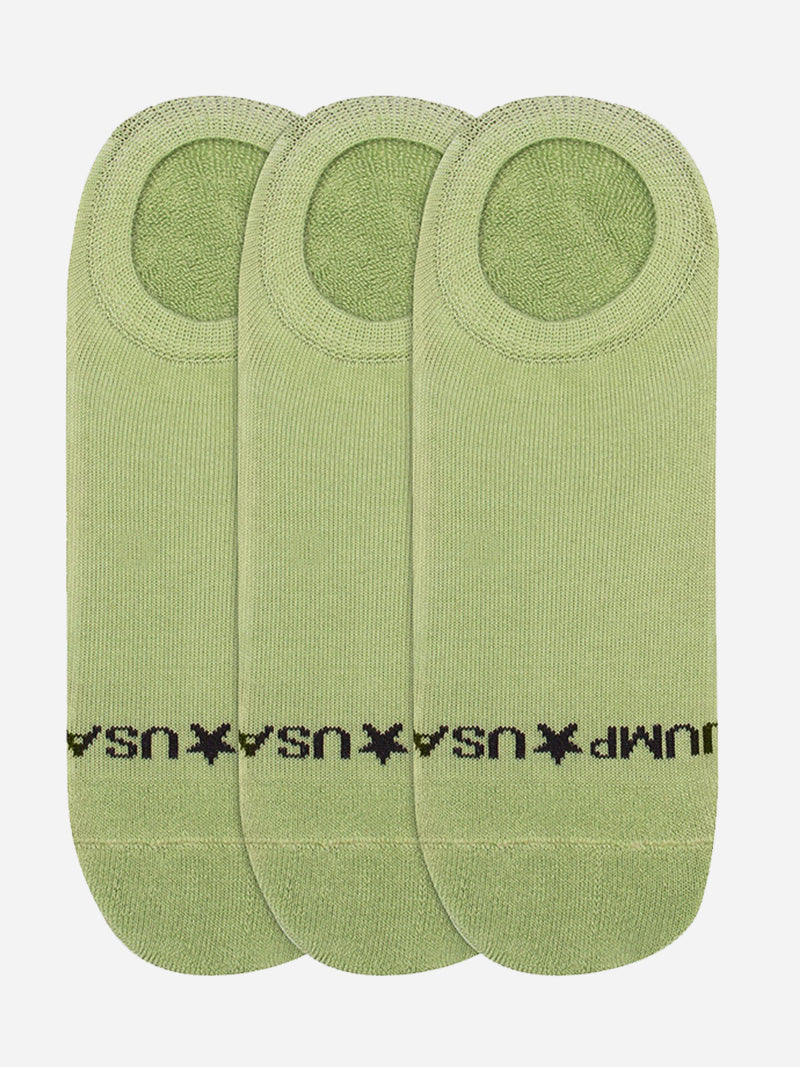 JUMP USA Women's Pack of 3 Bamboo Cotton Loafer Socks | Women's Casual Socks for Everyday Wear - Sweat Proof, Quick Dry, Padded for Extra Comfort