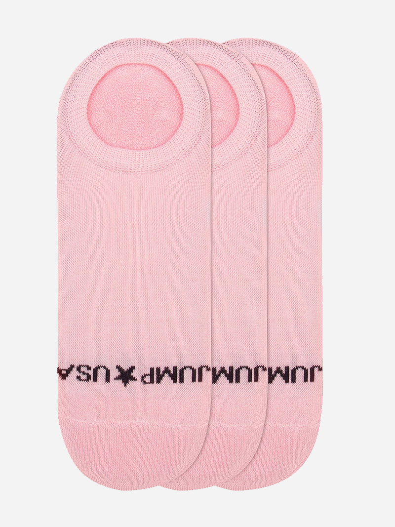 JUMP USA Women's Pack of 3 Bamboo Cotton Loafer Socks | Women's Casual Socks for Everyday Wear - Sweat Proof, Quick Dry, Padded for Extra Comfort