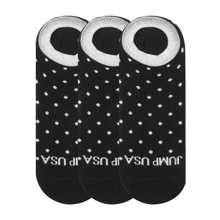 JUMP USA Wen's Pack of 3 Bamboo Cotton Loafer Socks | Women's Casual Socks for Everyday Wear - Sweat Proof, Quick Dry, Padded for Extra Comfort