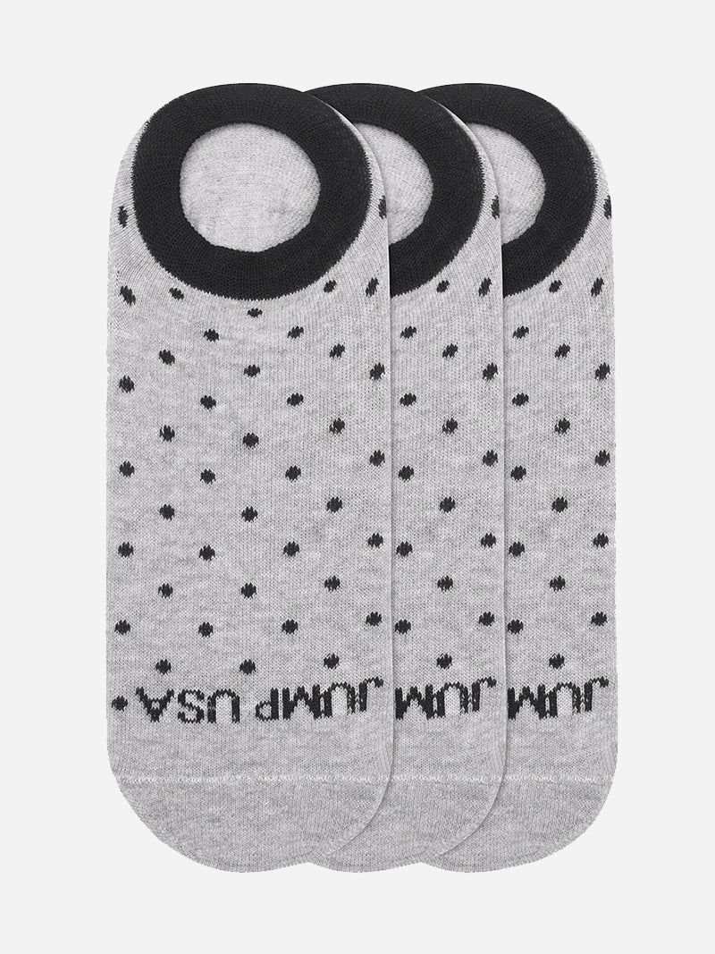 JUMP USA Men's Pack of 3 Bamboo Cotton Loafer Socks | Women's Casual Socks for Everyday Wear - Sweat Proof, Quick Dry, Padded for Extra Comfort