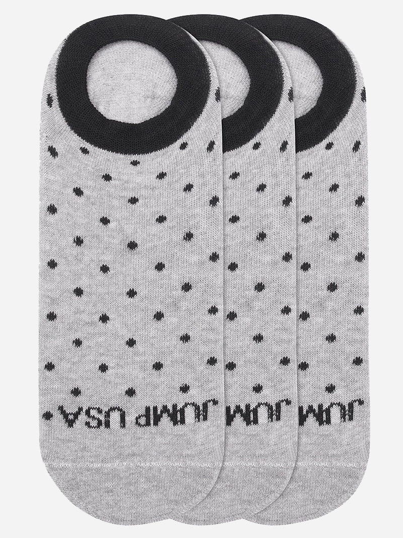 JUMP USA Men's Pack of 3 Bamboo Cotton Loafer Socks | Women's Casual Socks for Everyday Wear - Sweat Proof, Quick Dry, Padded for Extra Comfort