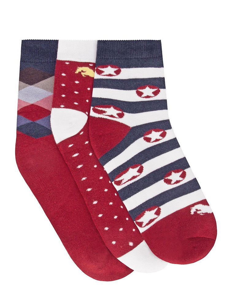 Men Pack of 3 Ankle Length socks - JUMP USA