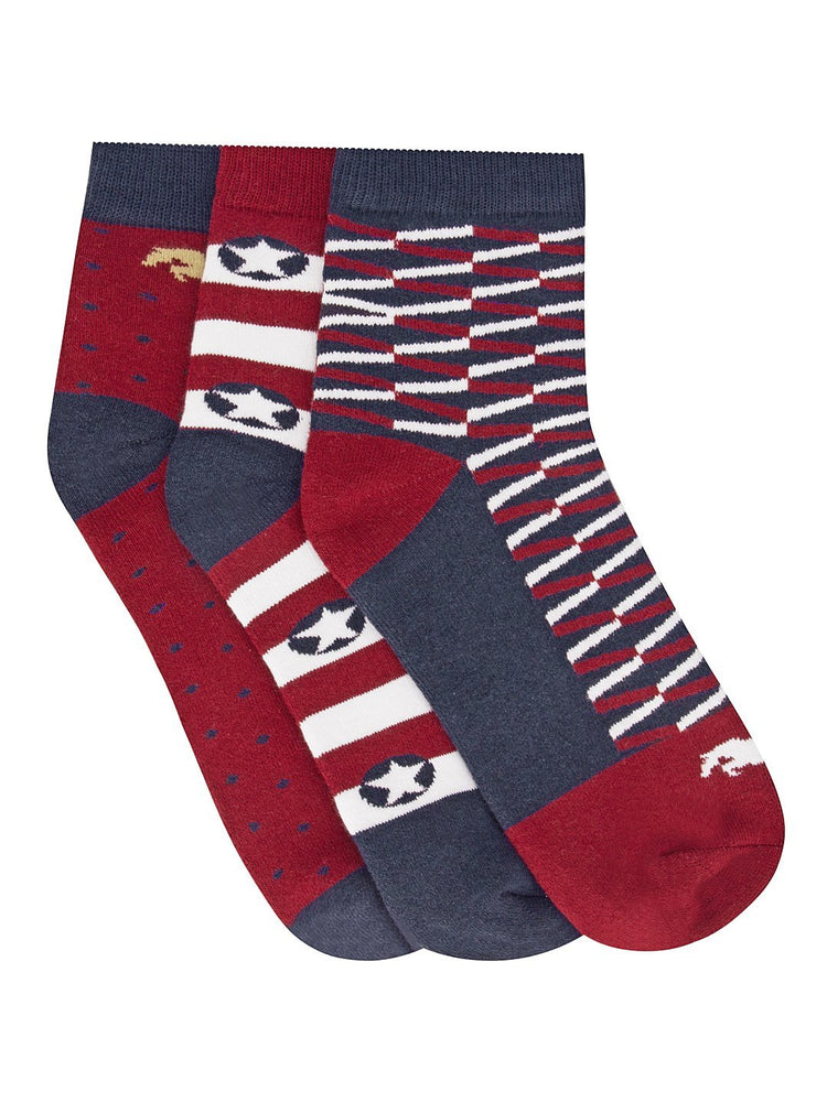 Men Pack of 3 Ankle Length socks - JUMP USA