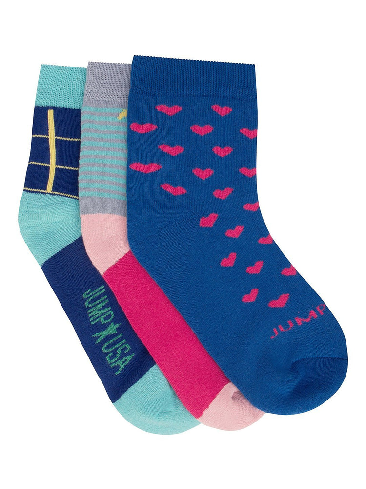 Women Pack of 3 Ankle length Socks - JUMP USA