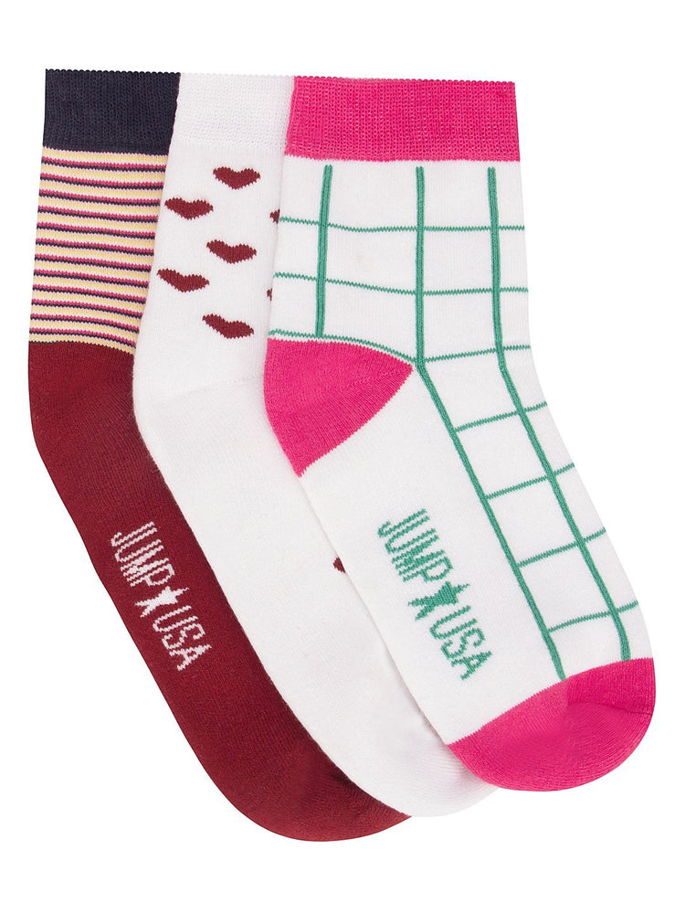 Women Pack of 3 Ankle length Socks - JUMP USA
