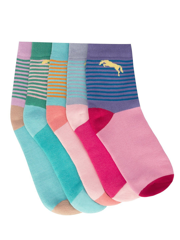 Women Pack of 5 Ankle length Socks - JUMP USA