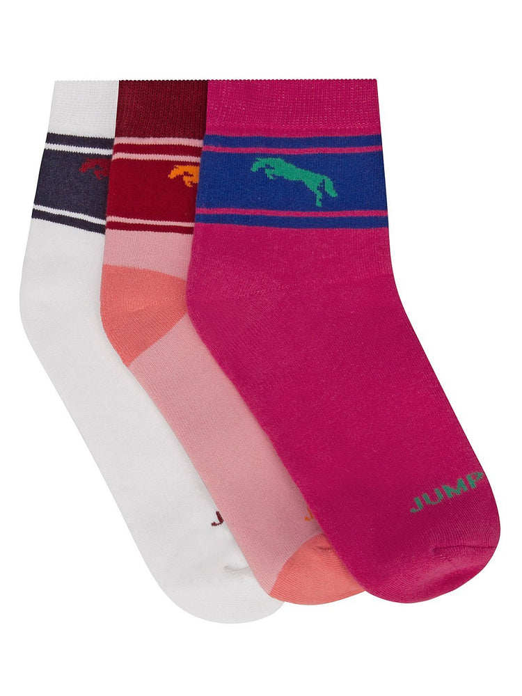 Women Pack of 3 Ankle length Socks - JUMP USA