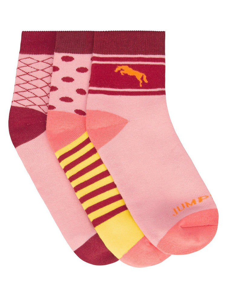 Women Pack of 3 Ankle length Socks - JUMP USA