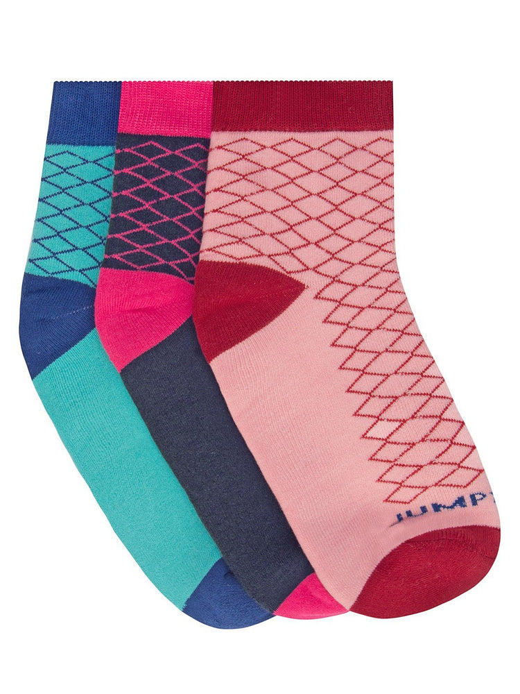 Women Pack of 3 Ankle length Socks - JUMP USA