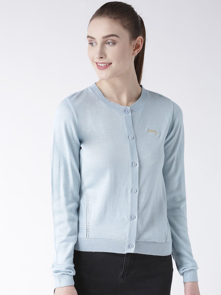Women Cotton Casual Long Sleeve Blue Winter Sweaters - JUMP USA (1568776585258)