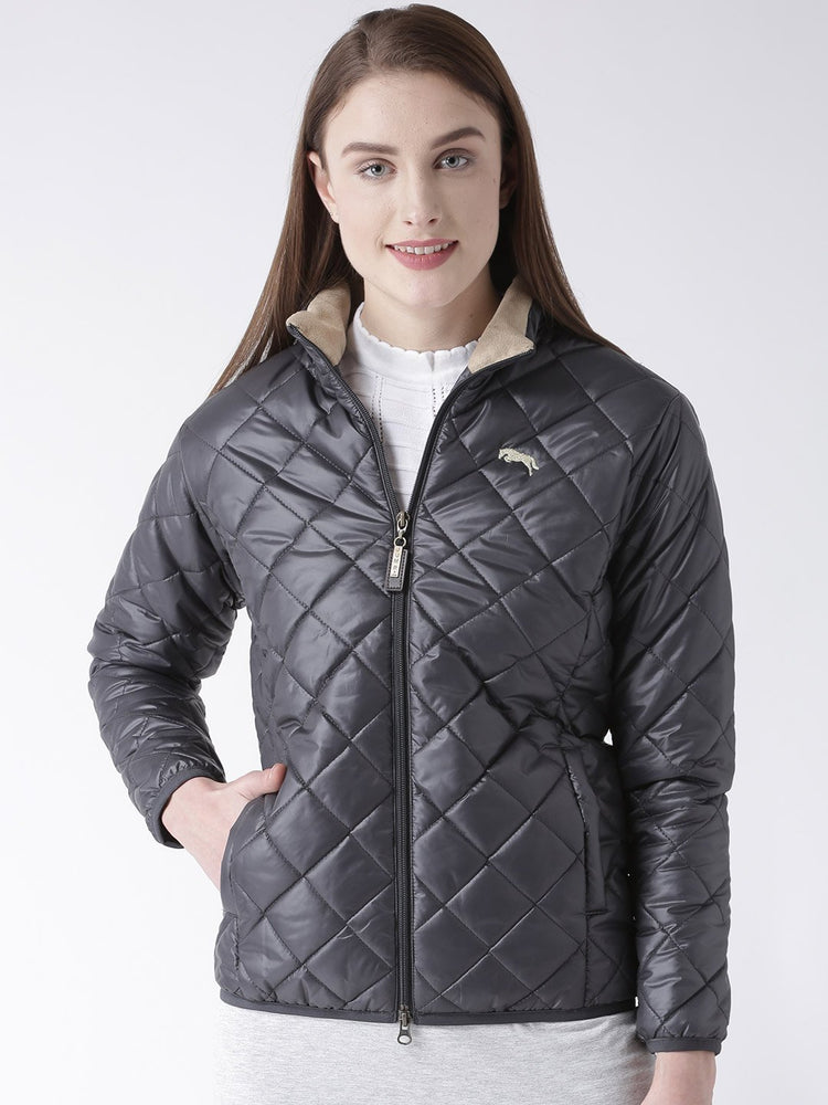 Women Full Sleeves Puffer Jacket - JUMP USA (1568783007786)