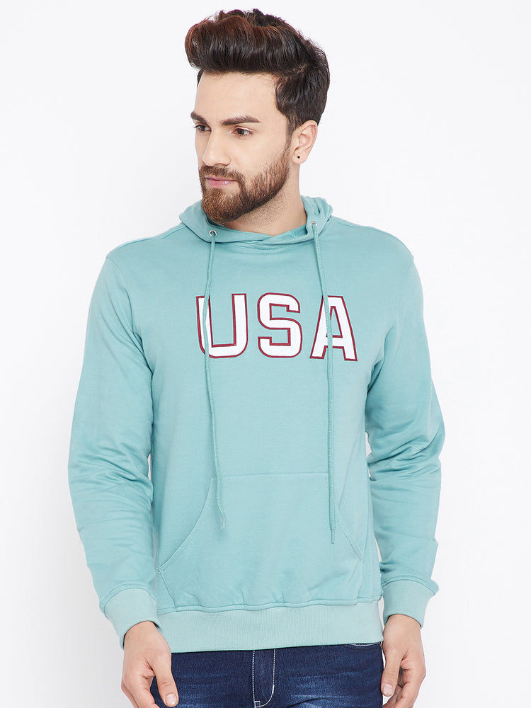 Mens Solid Periwinkle Sweatshirt - JUMP USA