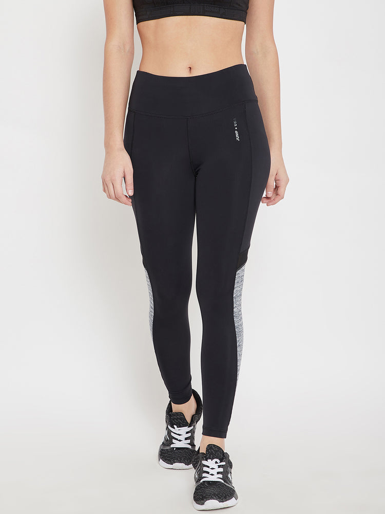 Women Sports Black Tights - JUMP USA