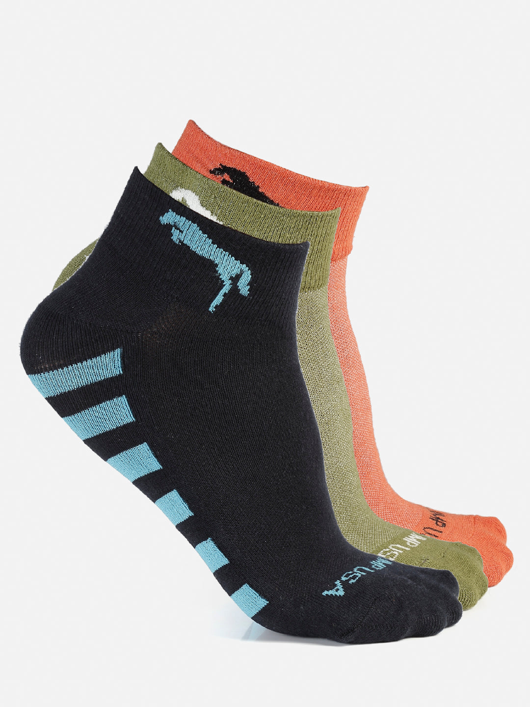 JUMP USA Set of 3 Ankle Length Socks For Women