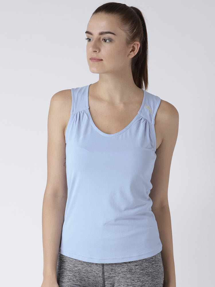 Women Blue Casual Tops - JUMP USA