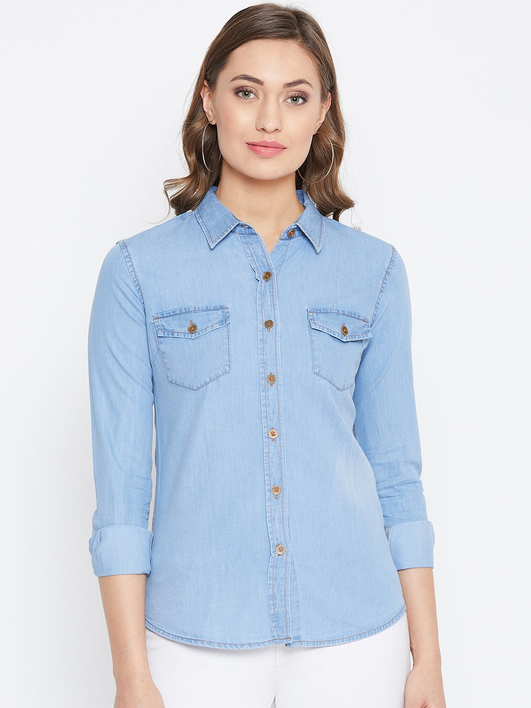 Denim shirts best sale snapdeal