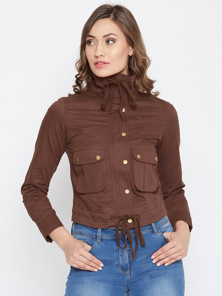 JUMP USA Women Rust Casual Tailored Jacket - JUMP USA