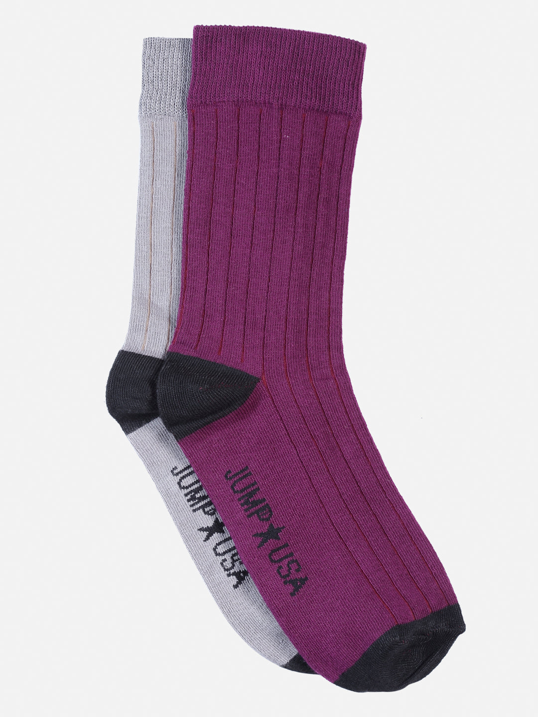 JUMP USA Set of 2 Mid Length Socks For Men