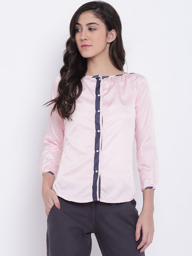 Women Pink Casual Tops - JUMP USA