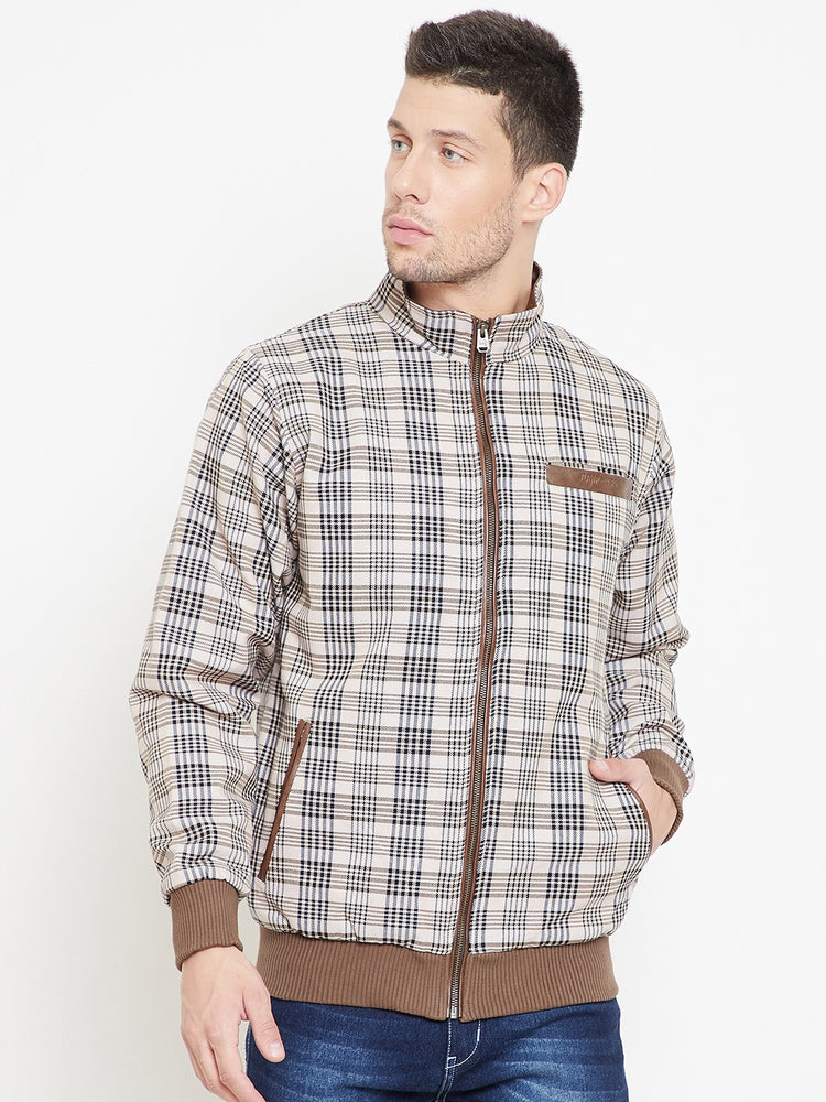 Men Full Sleeve Cotton Zipper Jacket - JUMP USA (1568785203242)