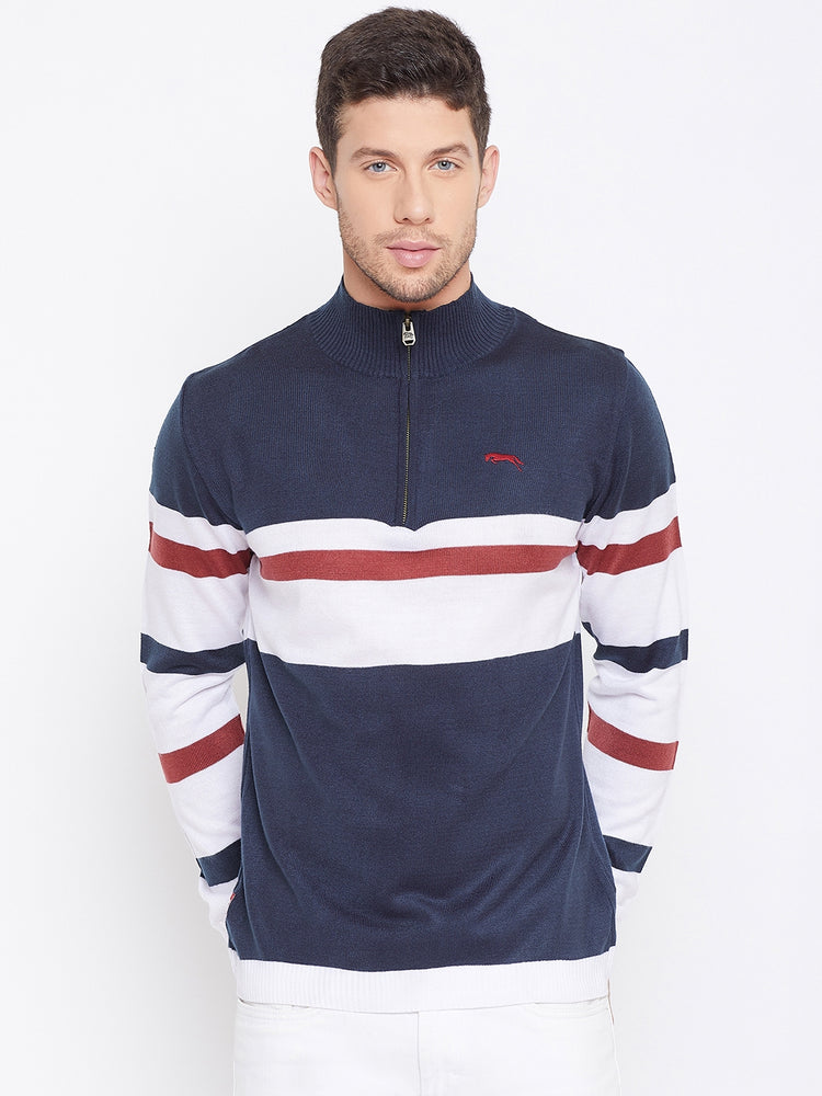 Men Regular Fit Cotton Casual Lightweight Sweater - JUMP USA (1568779501610)