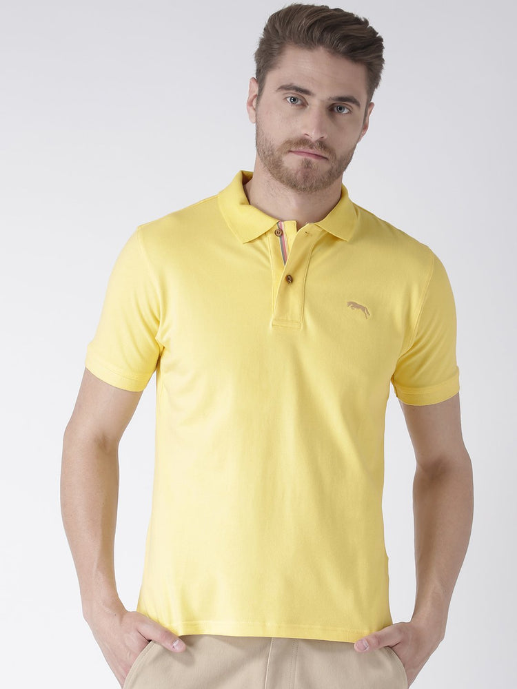Men Plain Short Sleeve Polo T-Shirt - JUMP USA (1568780124202)