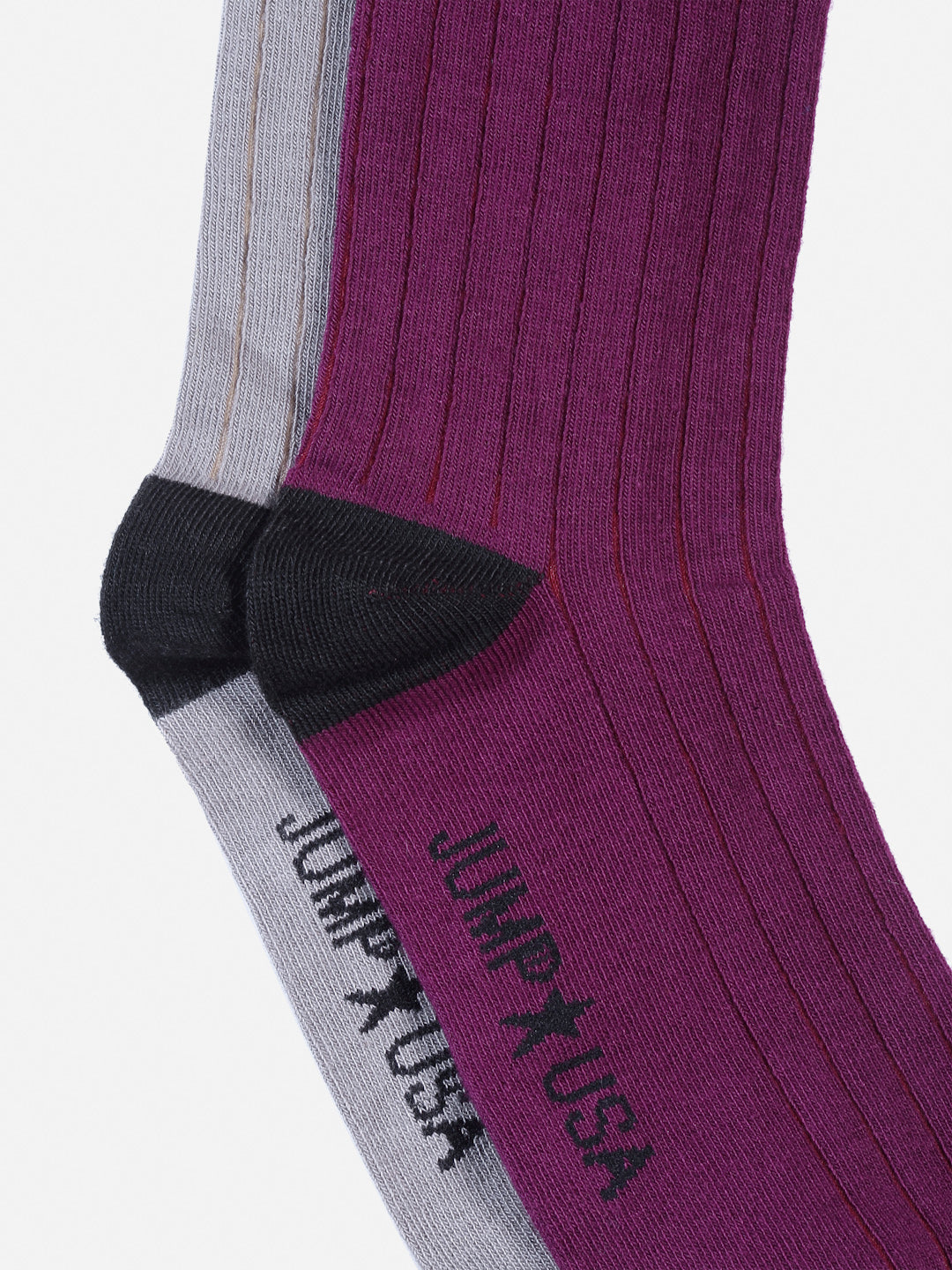 JUMP USA Set of 2 Mid Length Socks For Men