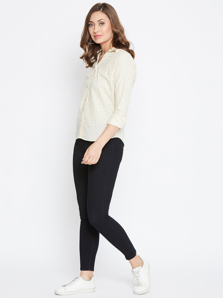 JUMP USA Women Regular Fit Butter Casual Shirt - JUMP USA