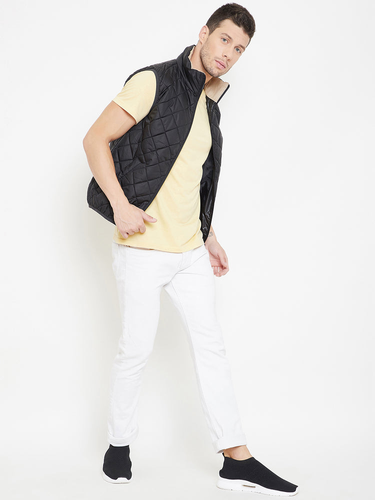 Men Half Sleeve Polyester Jacket - JUMP USA (1568785072170)