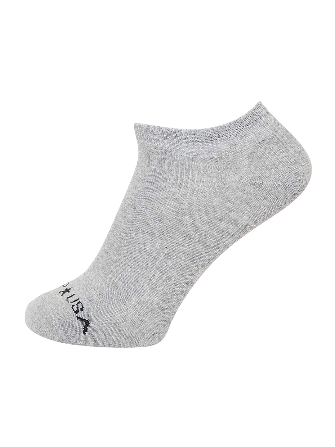JUMP USA Women Pack of 3 Ankle Length Socks_Grey
