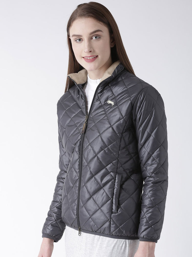 Women Full Sleeves Puffer Jacket - JUMP USA (1568783007786)