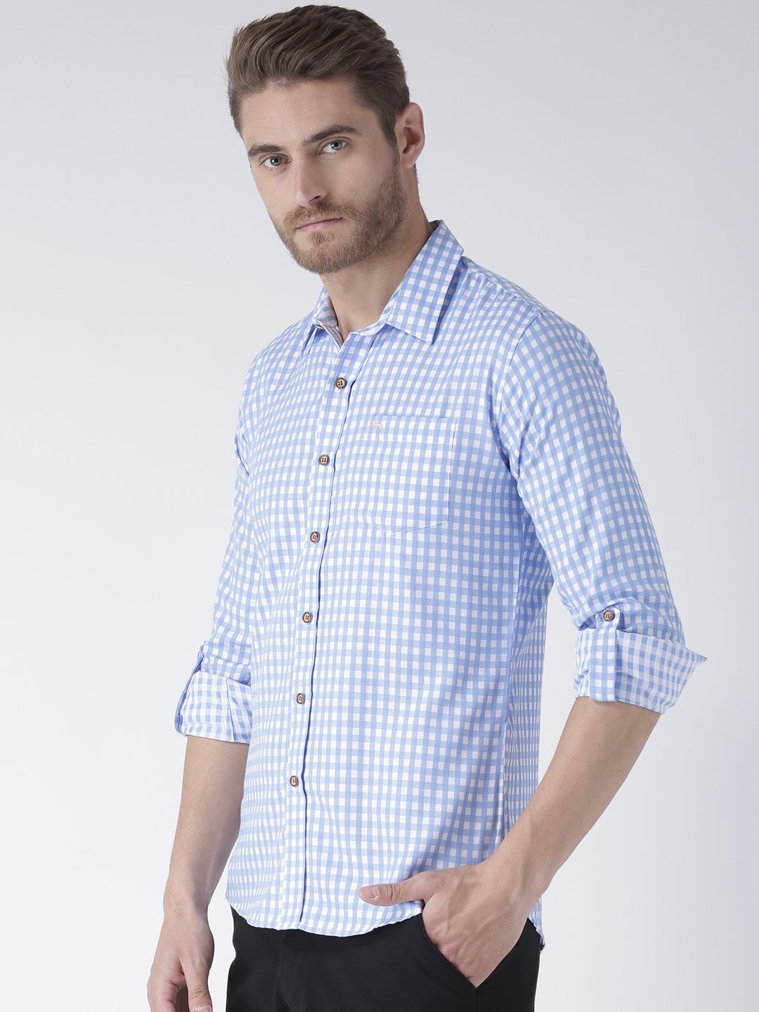 Men Full Sleeve Shirt - Slim Fit - JUMP USA (1568791691306)