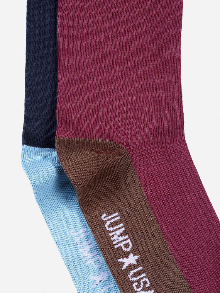 JUMP USA Set of 2 Mid Length Socks For Men