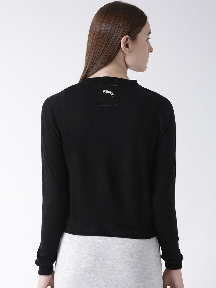 Women Cotton Casual Long Sleeve Black Winter Sweaters - JUMP USA (1568776486954)