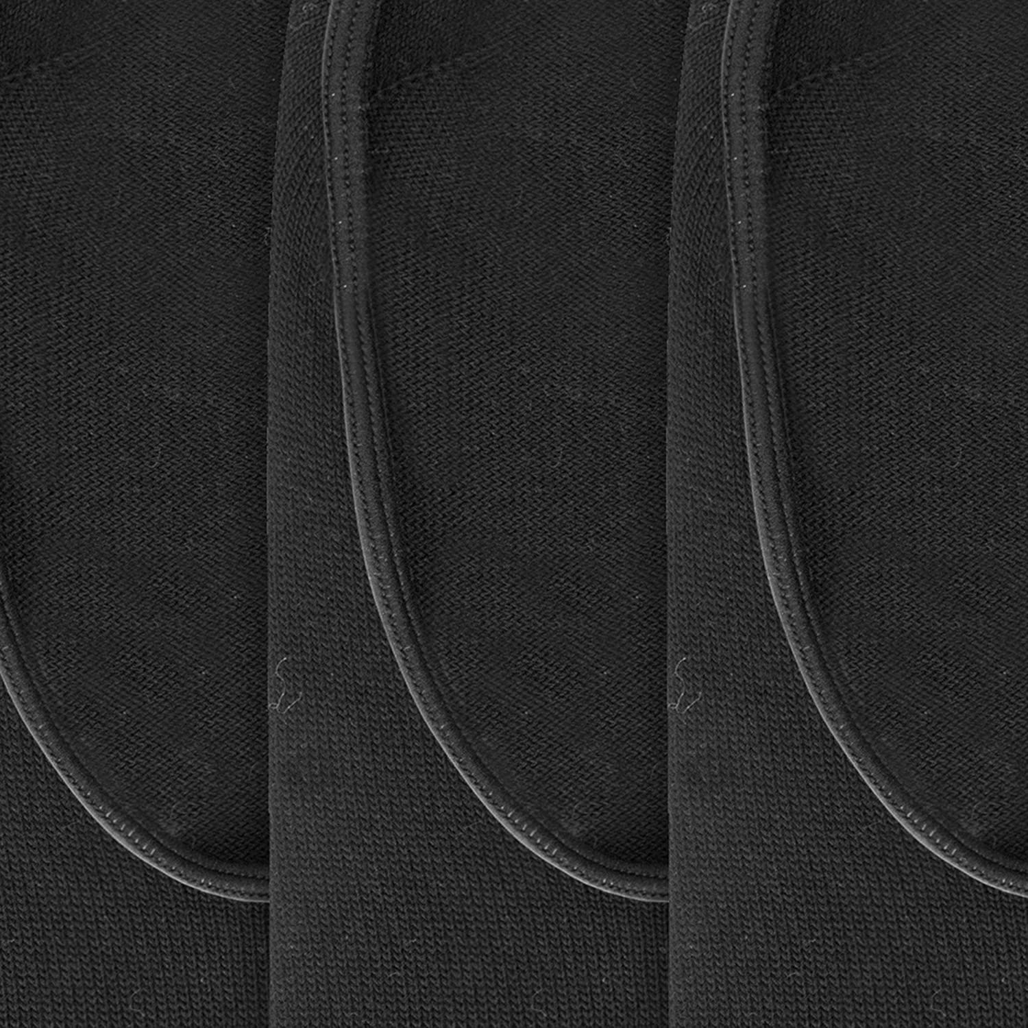 JUMP USA Men's Pack of 3 Bamboo Cotton Loafer Socks with Anti-Slip Silicon | Men's Casual Socks for Everyday Wear - Sweat Proof, Quick Dry, Padded for Extra Comfort