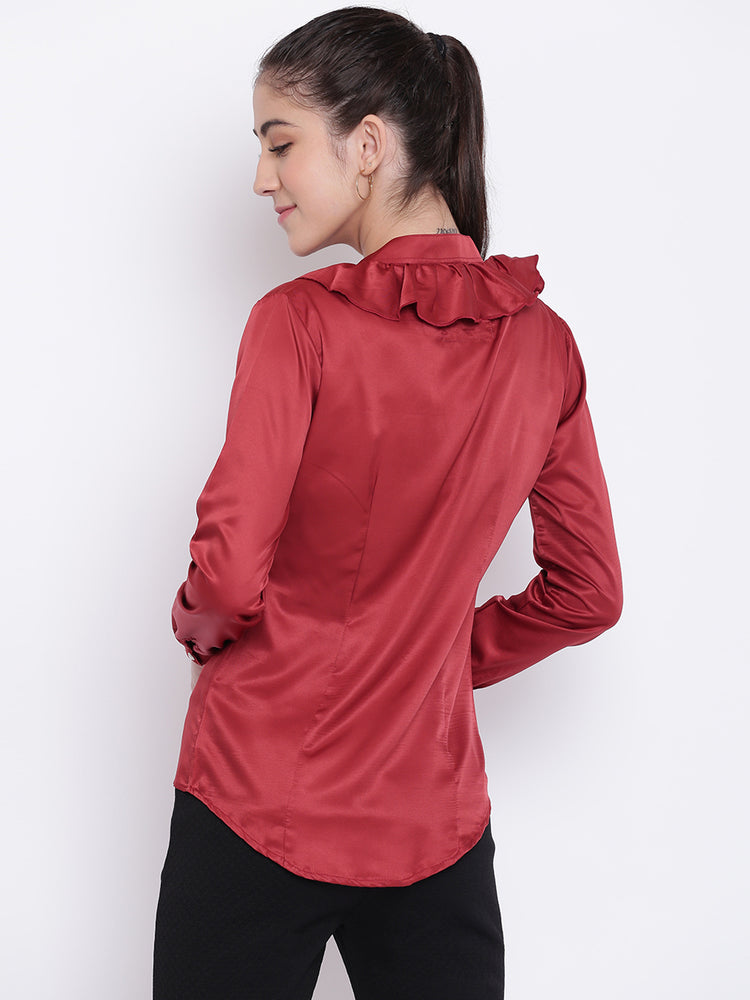 Women Navy Blue Casual Tops - JUMP USA