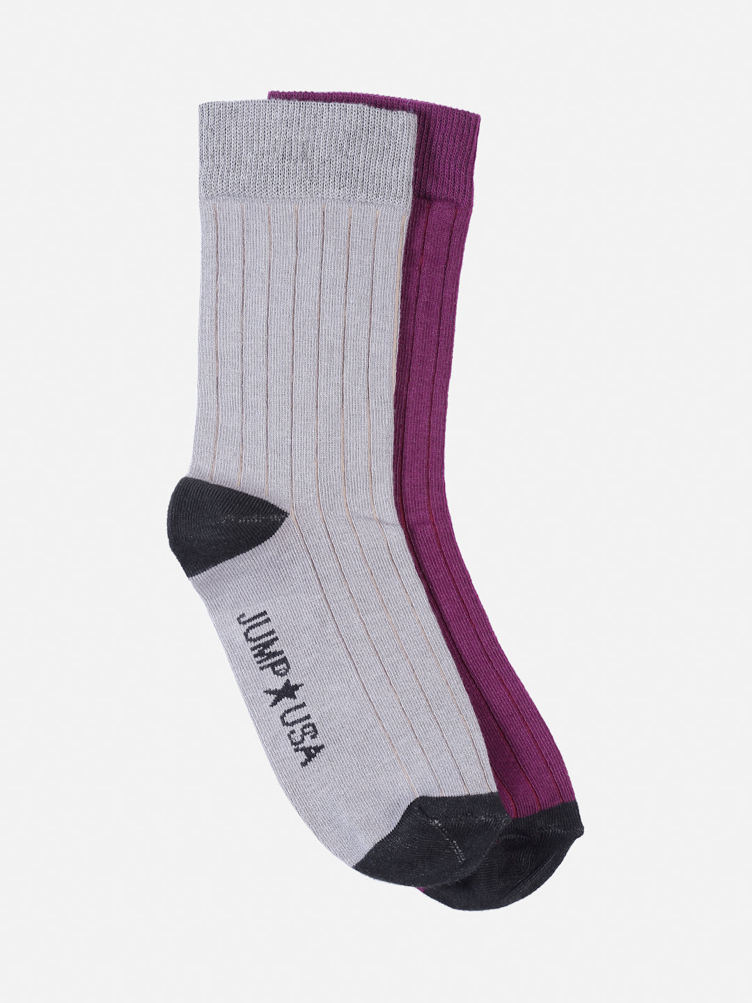 JUMP USA Set of 2 Mid Length Socks For Men